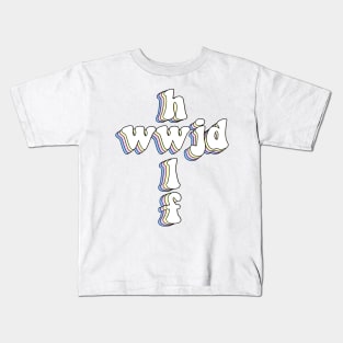 hwlf x wwjd cross Kids T-Shirt
